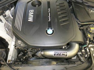 BMW 2 Series Intercooler Pipe Kit - AEM Induction - gunmetal gray - `15-`19